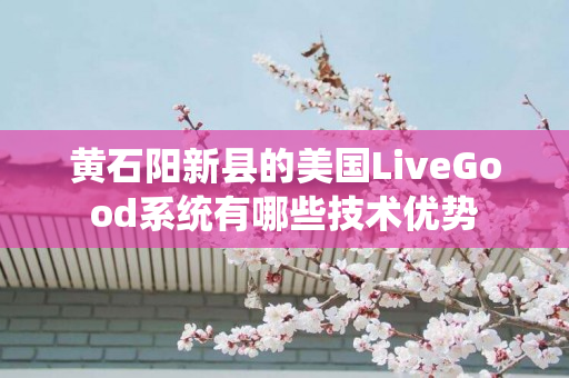 黄石阳新县的美国LiveGood系统有哪些技术优势