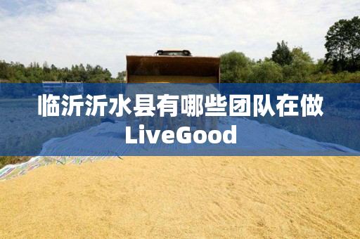 临沂沂水县有哪些团队在做LiveGood