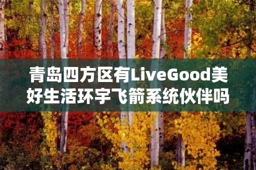 青岛四方区有LiveGood美好生活环宇飞箭系统伙伴吗