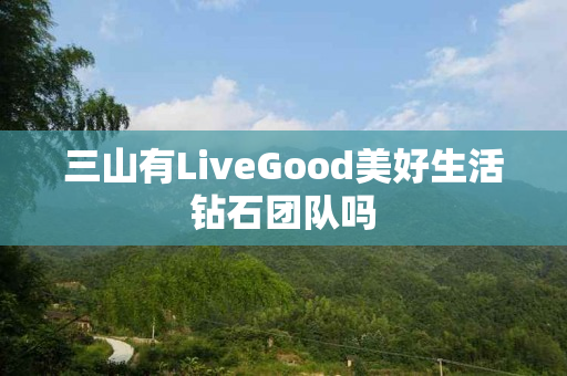 三山有LiveGood美好生活钻石团队吗