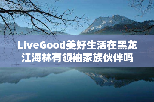 LiveGood美好生活在黑龙江海林有领袖家族伙伴吗