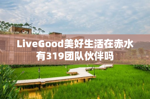 LiveGood美好生活在赤水有319团队伙伴吗