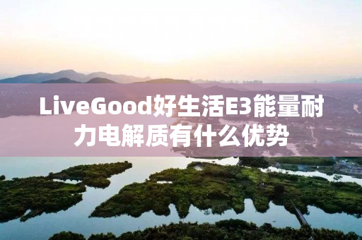 LiveGood好生活E3能量耐力电解质有什么优势