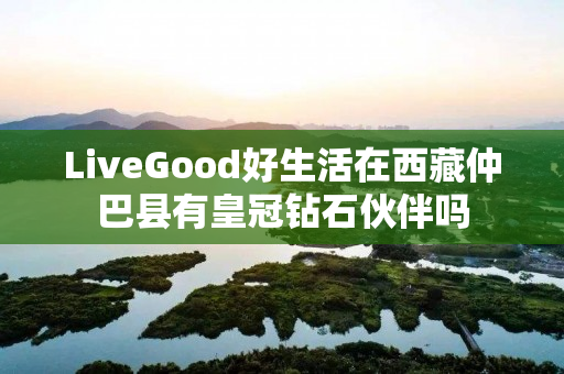 LiveGood好生活在西藏仲巴县有皇冠钻石伙伴吗