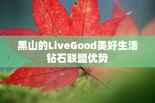 黑山的LiveGood美好生活钻石联盟优势